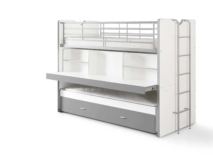 Vipack Bonny 80 Stapelbed met bureau Blauw - Afbeelding 3