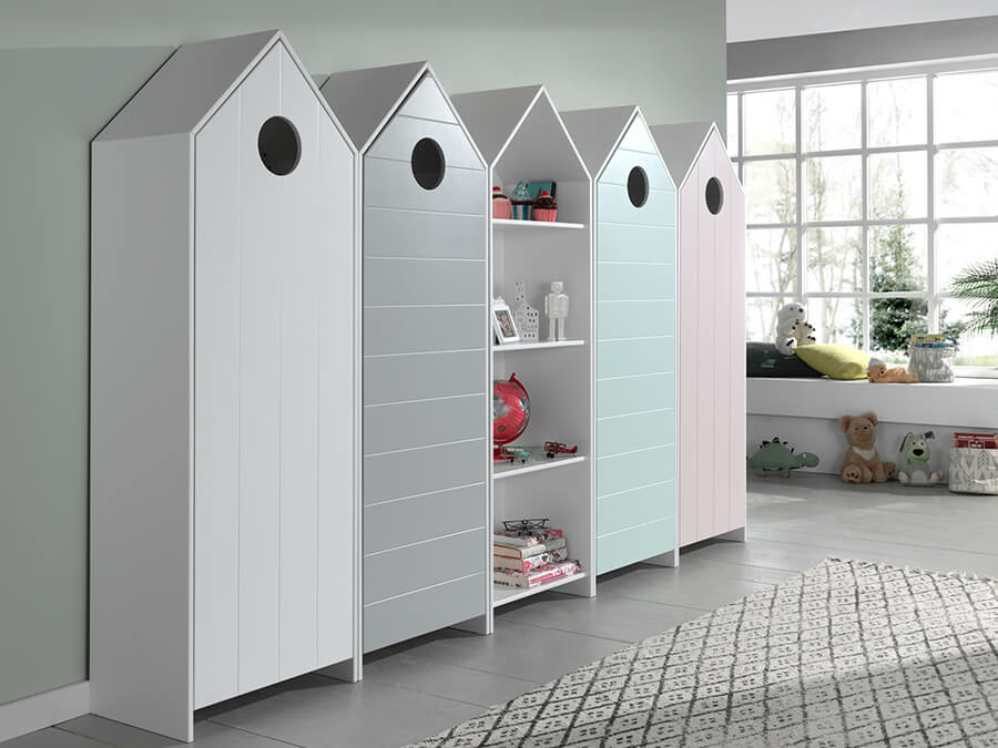 Vipack Casami kast 1 deur wit - Afbeelding 5