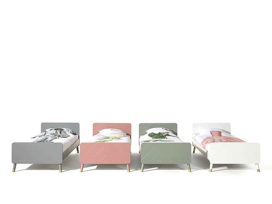Vipack Billy eenpersoonsbed wit - Afbeelding 3