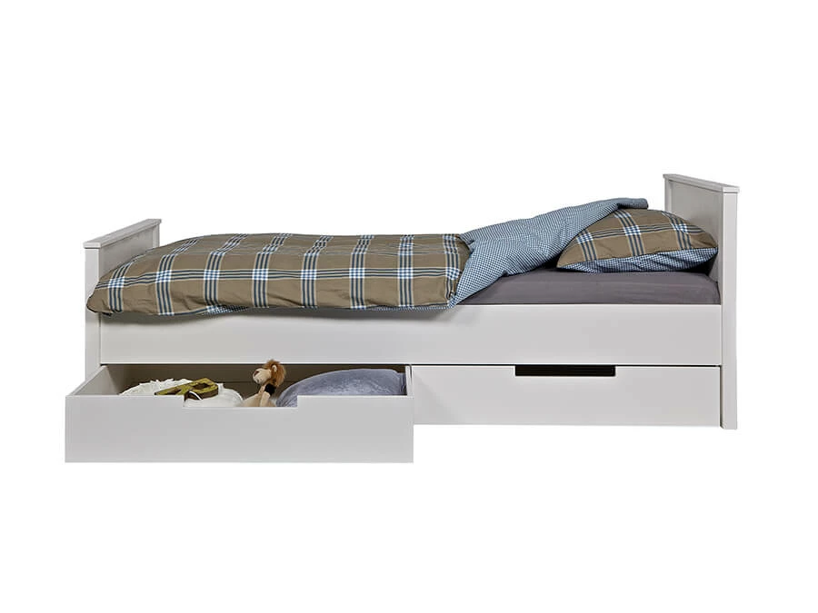 Woood Jade bed - wit - Afbeelding 2