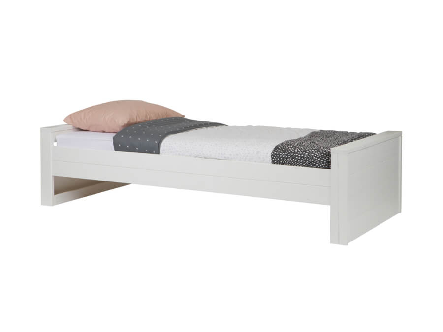 Woood Robin bed - grenen wit