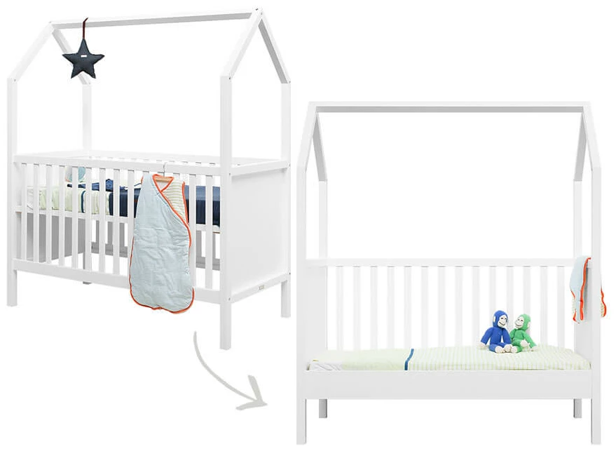Bopita My First House bedbank 70x140 wit