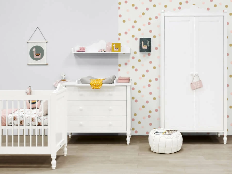 Bopita Belle 3-delige babykamer wit - Afbeelding 3