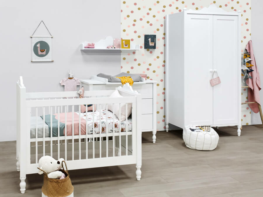 Bopita Belle 3-delige babykamer wit - Afbeelding 2