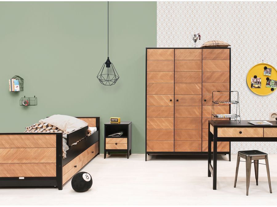 Bopita bed Job 90x200 Vintage Honey - Afbeelding 10