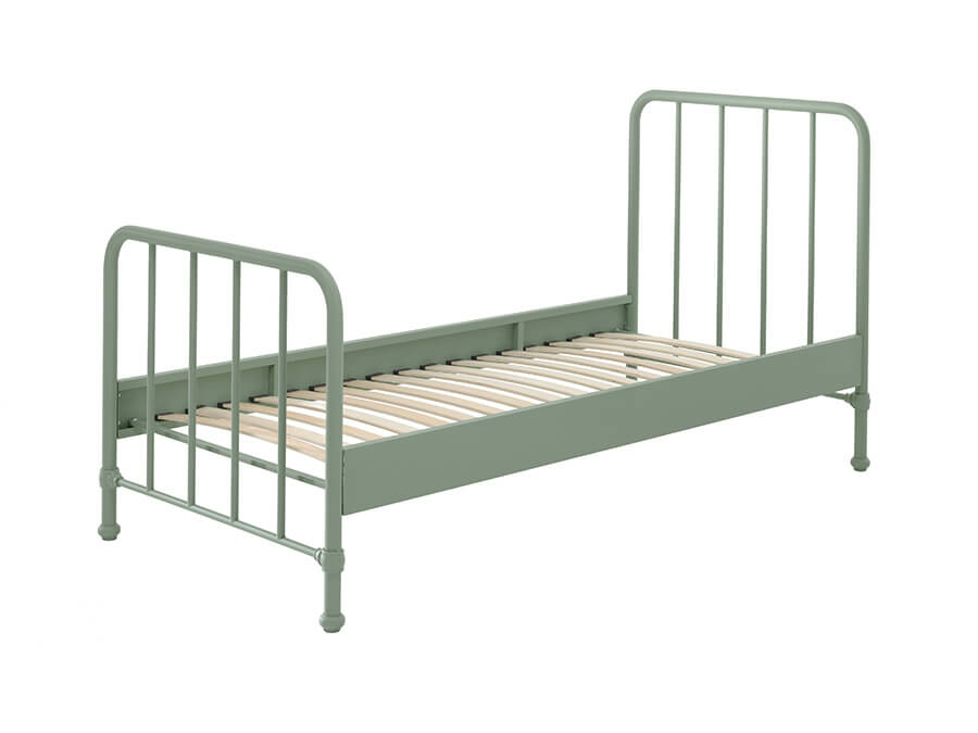 BRBE9093-Vipack-Bronxx-Bed-90X200-Olive-Green