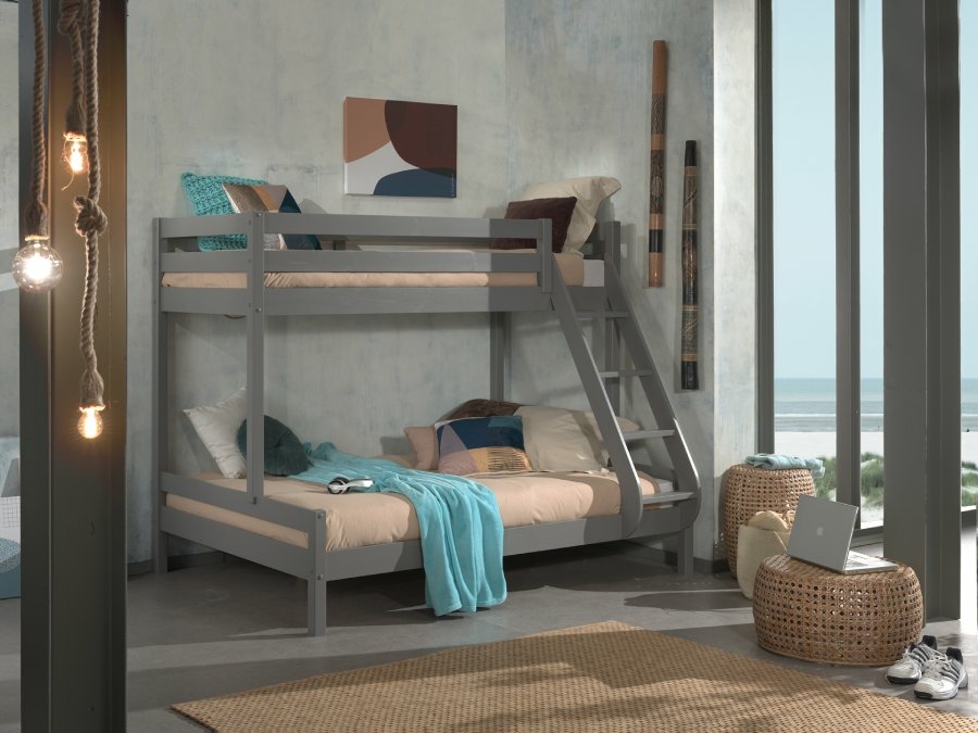 Vipack Pino Martin Familiebed Grijs - Afbeelding 2