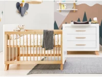 Bopita Lisa 2-delige babykamer wit/naturel - Afbeelding 7