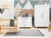 Bopita Lisa 2-delige babykamer wit/naturel - Afbeelding 8