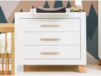 Bopita Lisa 2-delige babykamer wit/naturel - Afbeelding 4