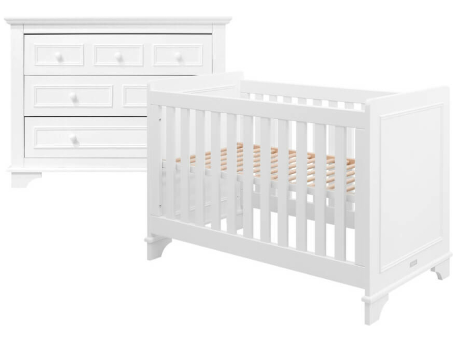 Bopita Charlotte 2-delige babykamer wit