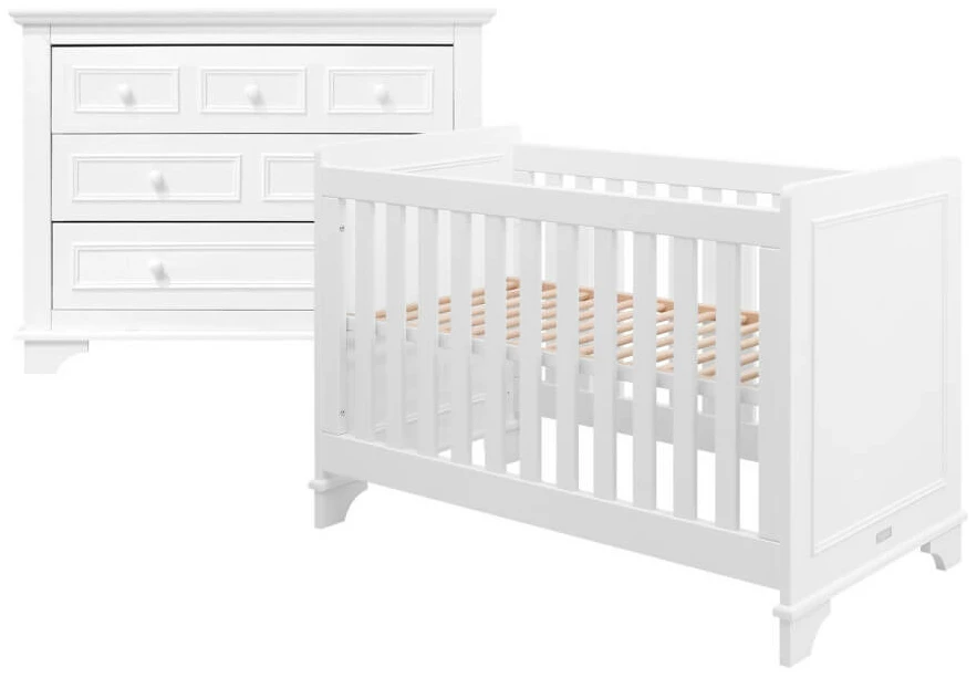 Bopita Charlotte 2-delige babykamer wit