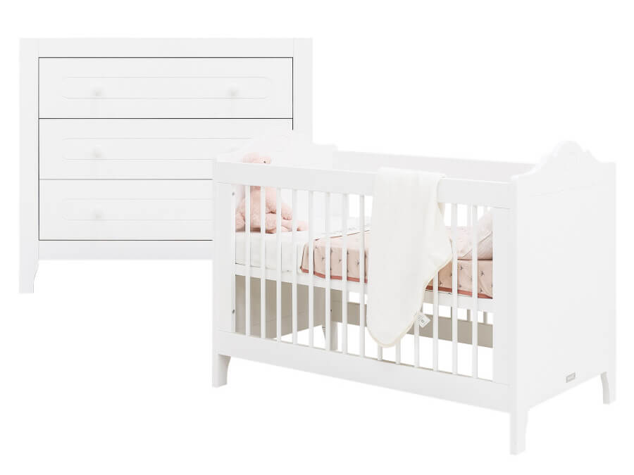 Bopita Evi 2-delige babykamer wit