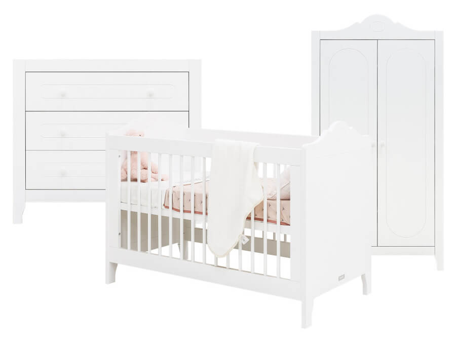 Bopita Evi 3-delige babykamer wit