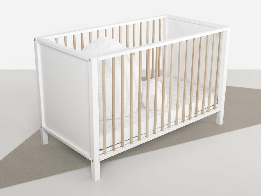 Quax Nordic ledikant 60x120 Wit / Naturel - Afbeelding 4