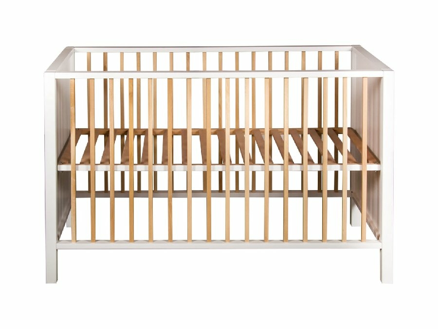 Quax Nordic ledikant 60x120 Wit / Naturel - Afbeelding 3
