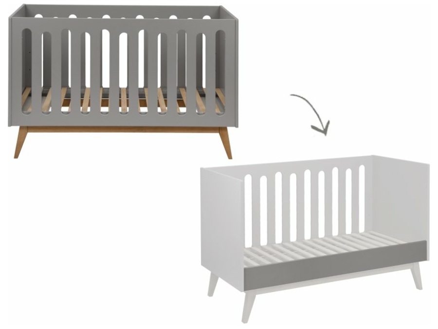 Quax Trendy ombouwbed 70x140 Griffin Grey