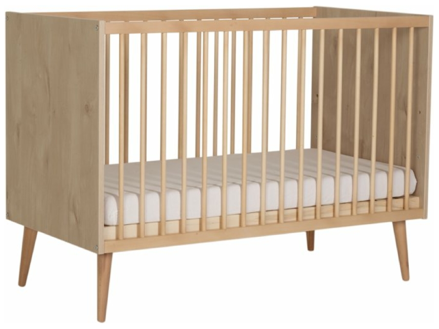 54F01 01003 Quax Cocoon ledikant 60x120 Natural Oak