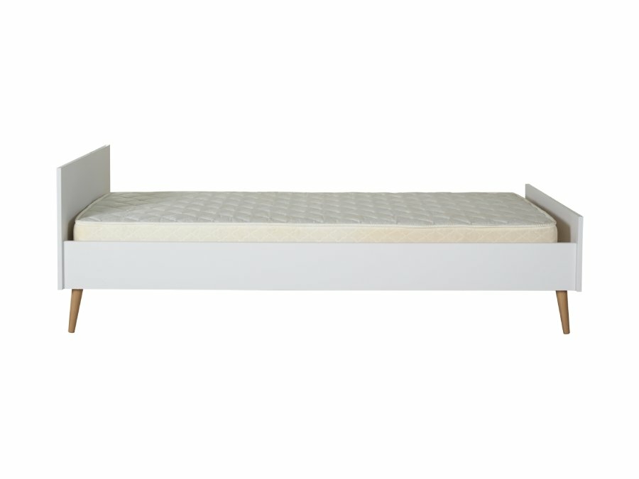 54F01 01XXL004 Quax Cocoon bed 90x200 Ice White zijkant