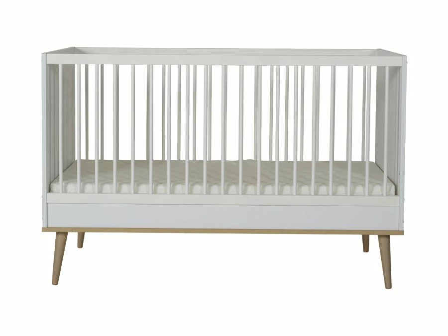 Quax Flow ombouwbed 70x140 White & Oak - Afbeelding 2