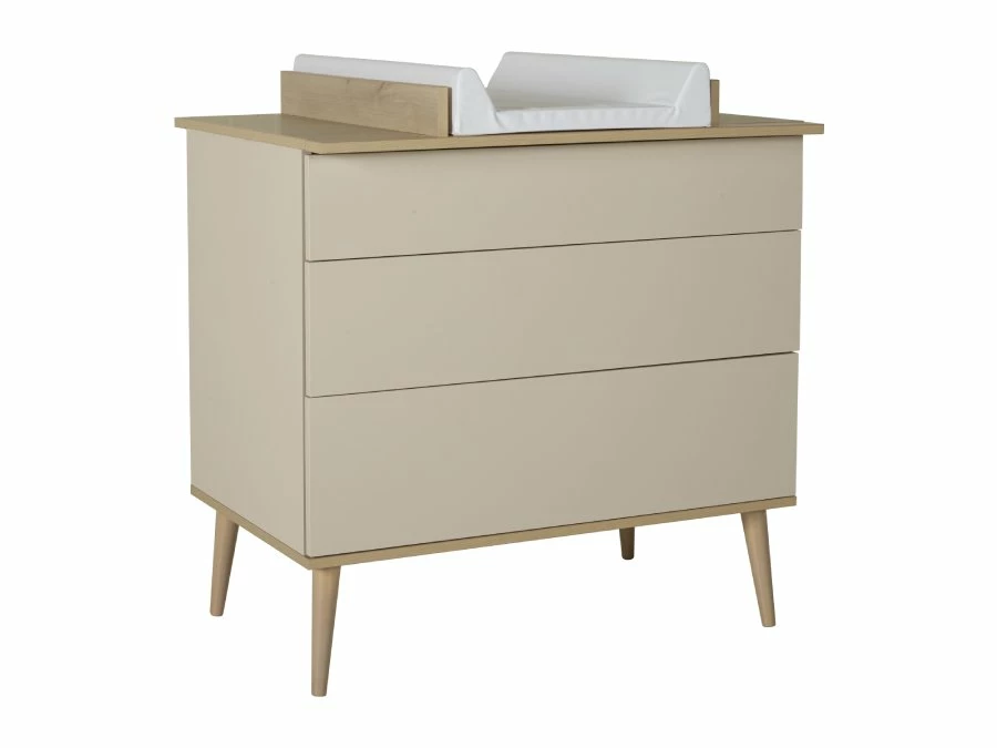 54F02 03001 Quax Flow commode Clay Oak