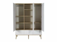 Quax Flow kledingkast XL White & Oak - Afbeelding 2