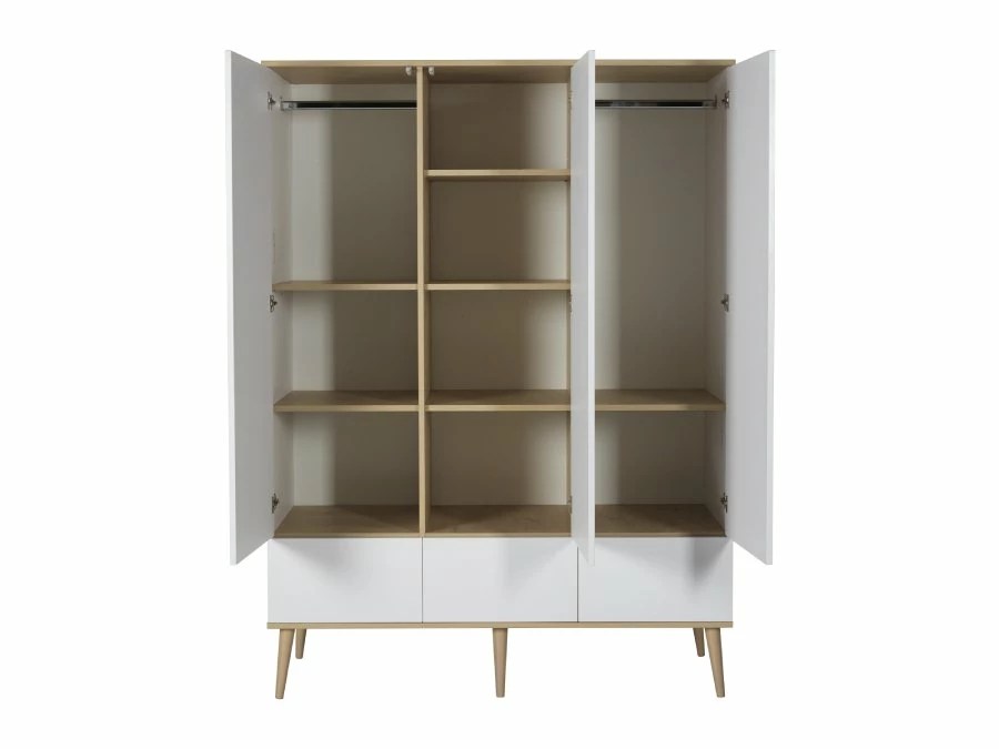 Quax Flow kledingkast XL White & Oak - Afbeelding 2