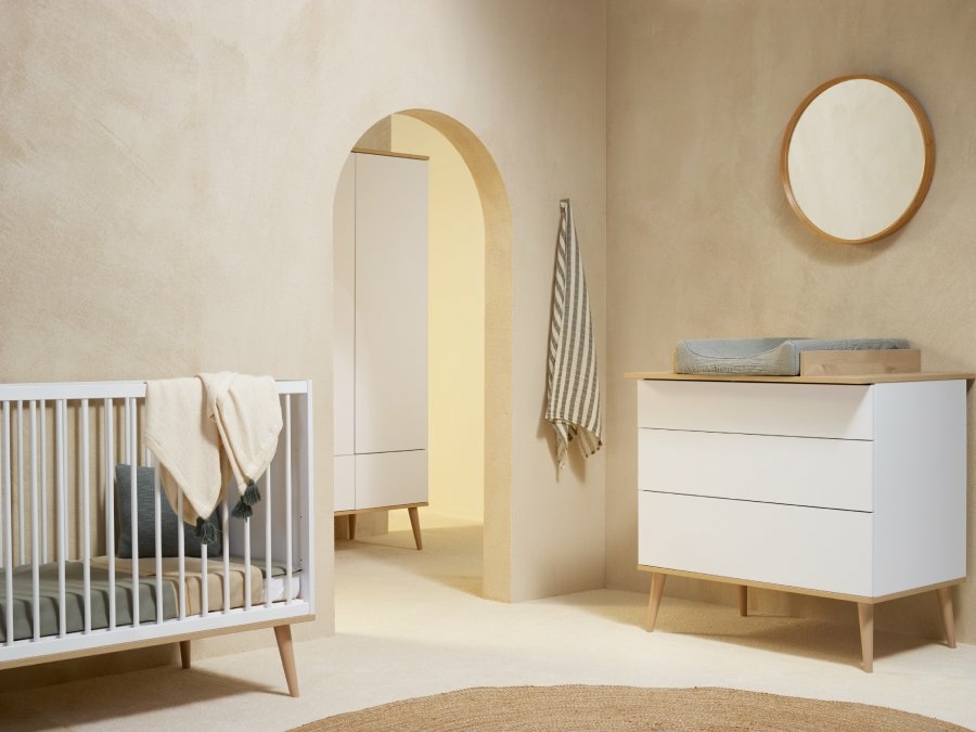 Quax Flow 2-delige meegroeikamer white & oak - Afbeelding 2