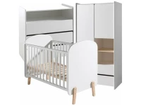 Vipack Kiddy 3-delige babykamer wit