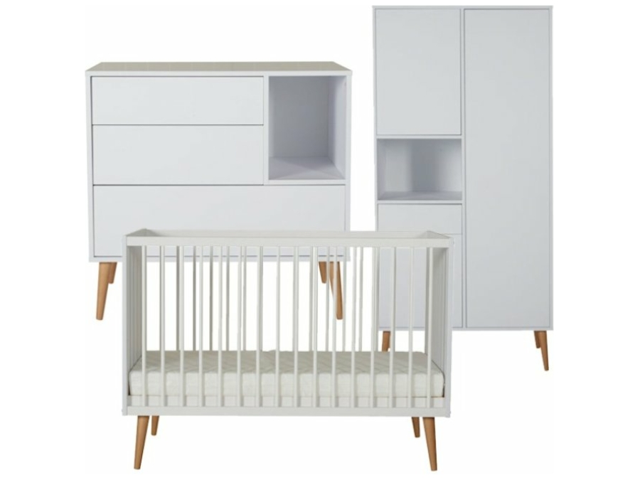 quax cocoon ice white babykamer 3 delig