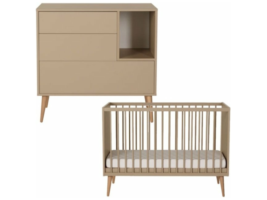 Quax Cocoon 2-delige babykamer latte