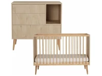 Quax Cocoon 2-delige babykamer natural oak