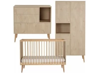 Quax Cocoon 3-delige babykamer natural oak