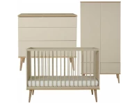 Quax Flow 3-delige babykamer clay & oak