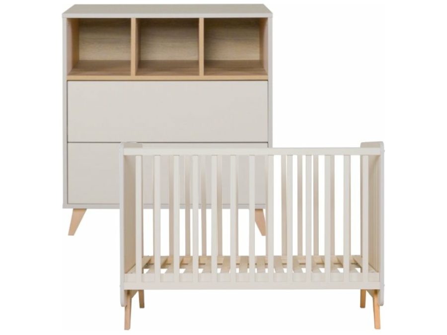 Quax Loft 2-delige babykamer clay