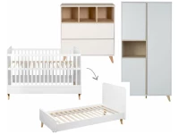 Quax Loft 3-delige meegroeikamer white