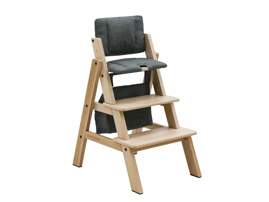 Bopita Stully kinderstoel met beugel Naturel - Afbeelding 2