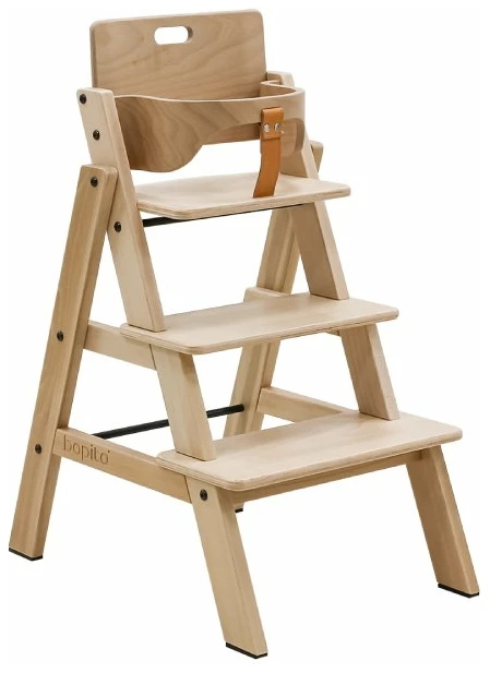 Bopita Stully kinderstoel met beugel Naturel