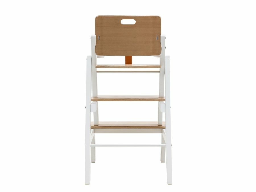 Bopita Stully kinderstoel met beugel Wit/Naturel - Afbeelding 3