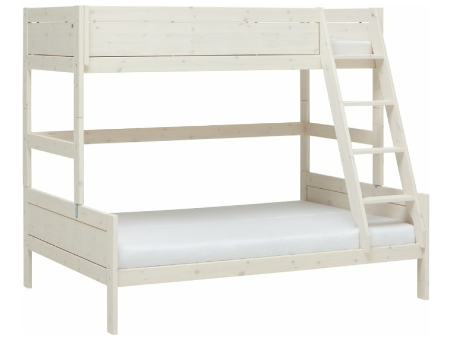 Lifetime familie stapelbed 90/140 whitewash
