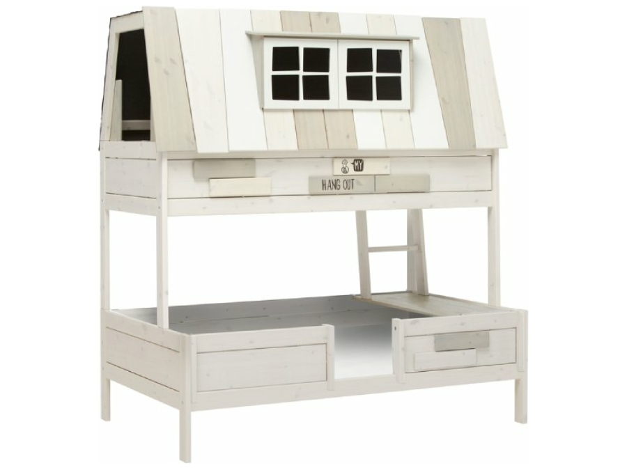 Lifetime avonturenbed Hangout 140x200 whitewash