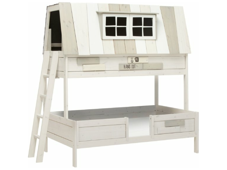 Lifetime stapelbed Hangout 90/140x200 whitewash