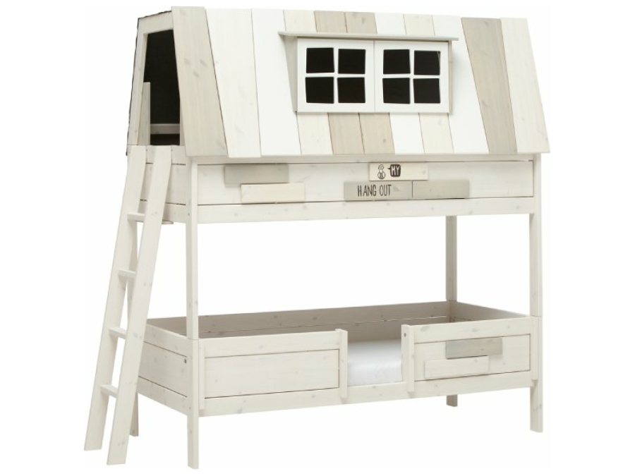 Lifetime stapelbed Hangout 90x200 whitewash