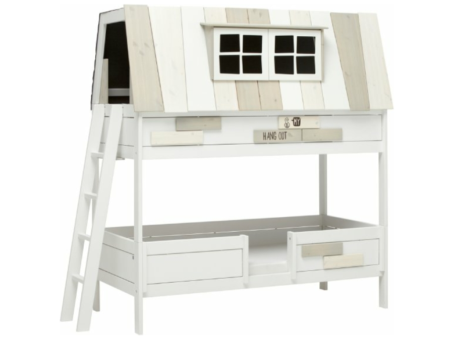 Lifetime stapelbed Hangout 90x200 wit
