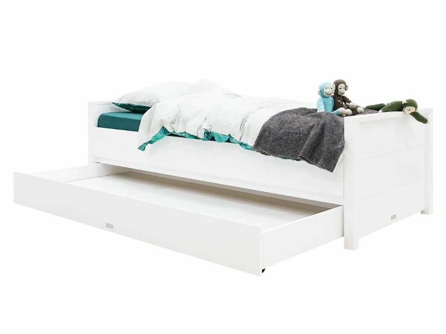 80017611 bopita bobby bed 90x200 laag hoofdbord onderschuifbed