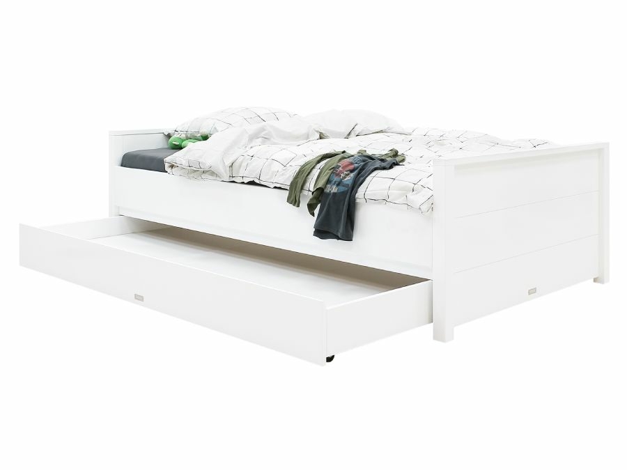 80217611 bopita bobby bed 120x200 laag hoofdbord onderschuifbed