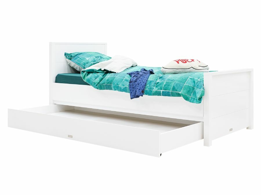 81017611 bopita bobby bed 90x200 hoog hoofdbord onderschuifbed