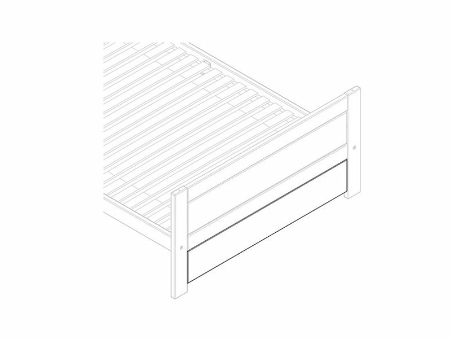 Lifetime afdekplaat 120 bed wit - Afbeelding 2