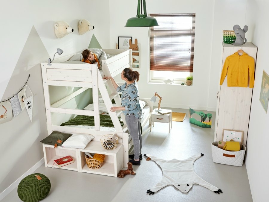 Lifetime familie stapelbed 90/140 whitewash - Afbeelding 3