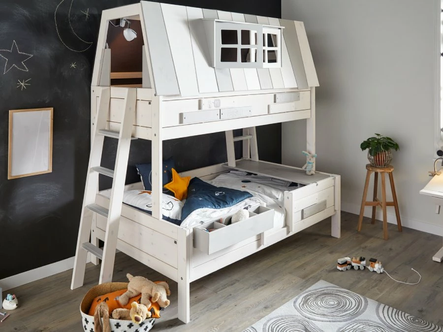 Lifetime avonturenbed Hangout 90x200 whitewash - Afbeelding 3